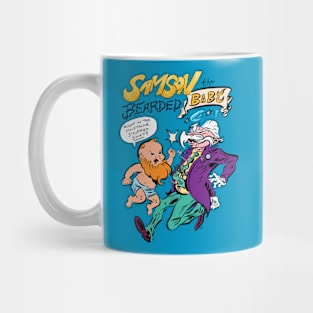 Samson the Bearded Baby Original Comic Design Mug